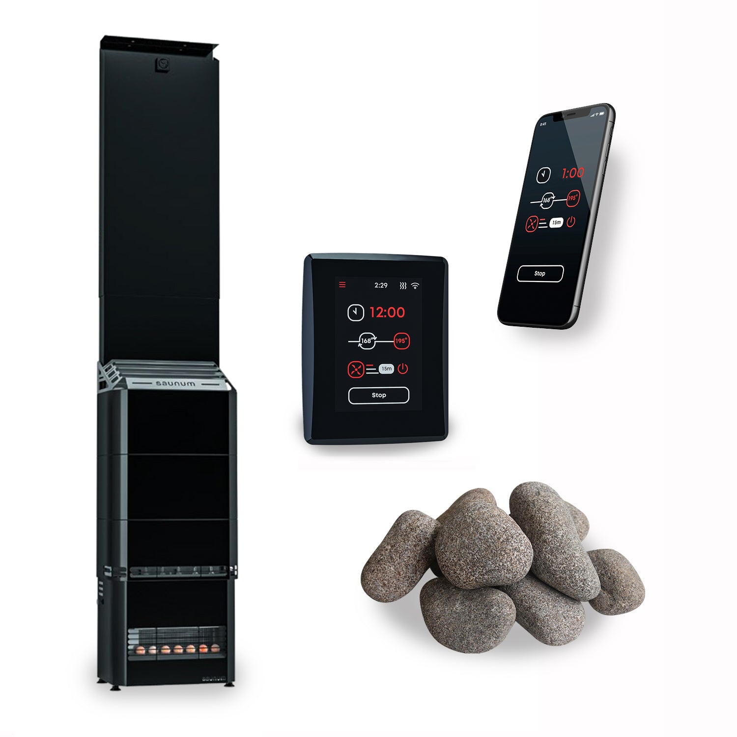 Saunum Air 5 5kW Sauna Heater Package