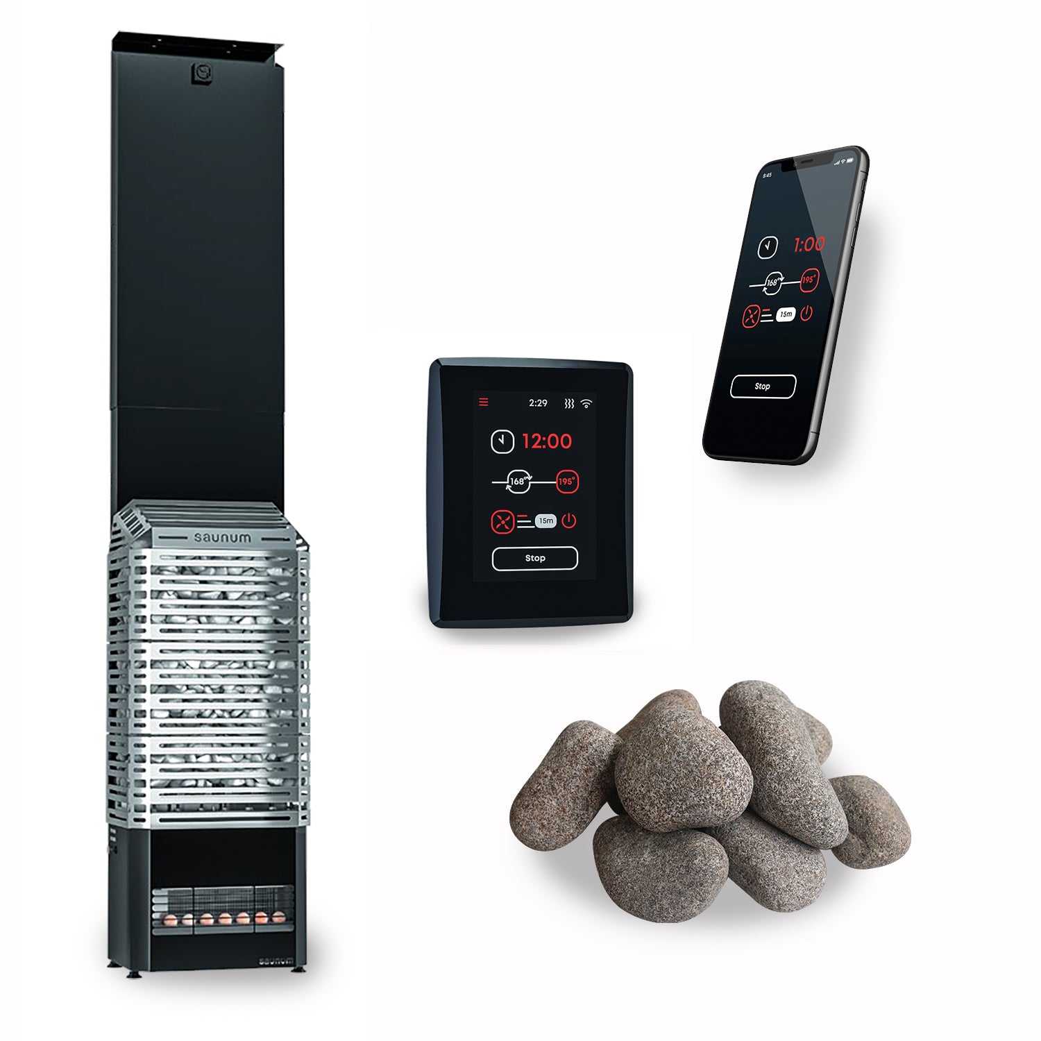 Saunum Air 5 5kW Sauna Heater Package