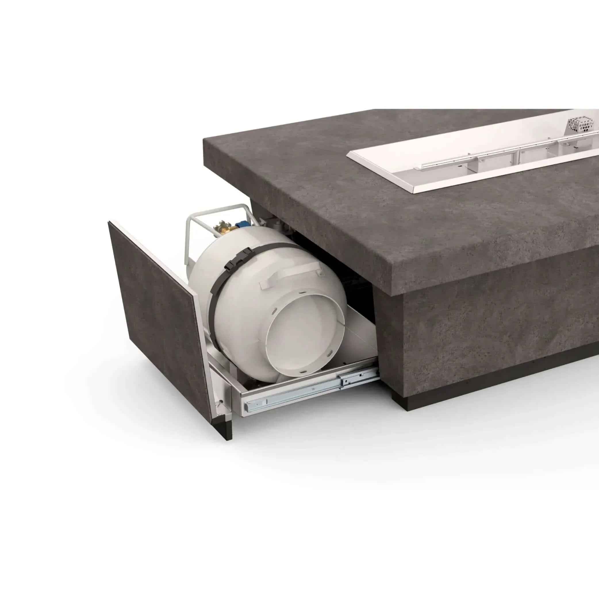 Contempo LP Select Fire Table with Tank Drawer