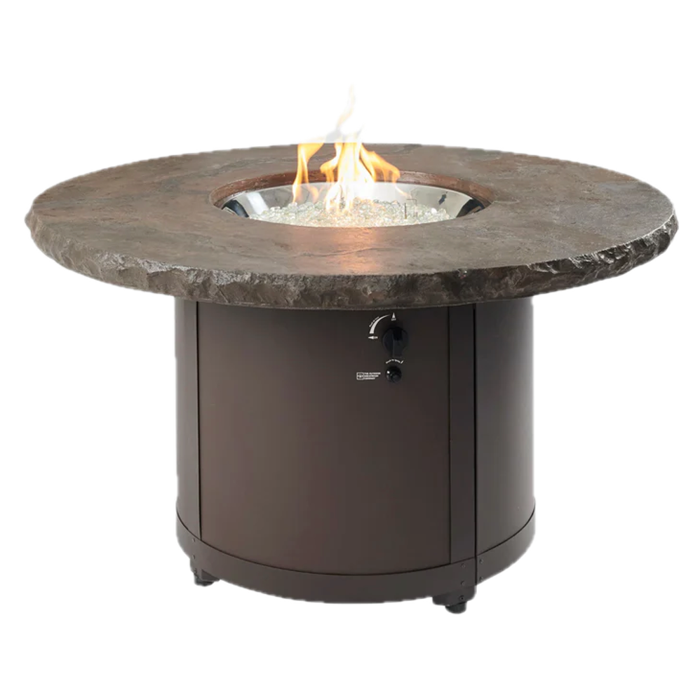 Beacon Round Gas Fire Pit Table