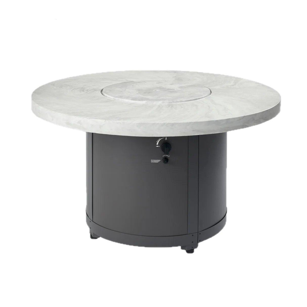 Beacon Round Gas Fire Pit Table