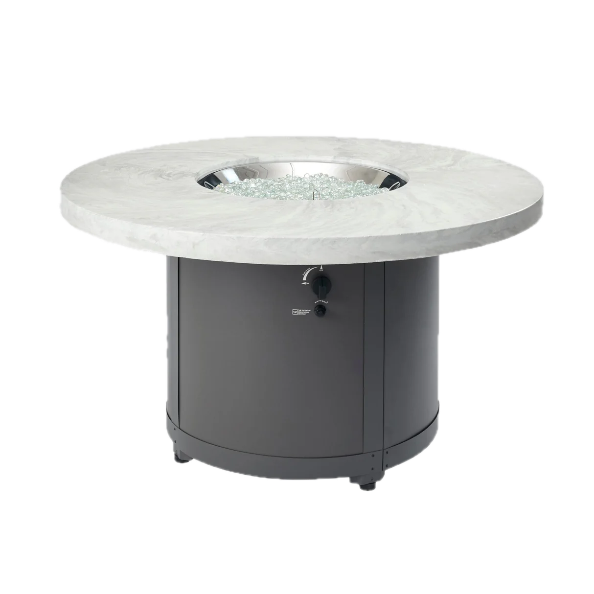Beacon Round Gas Fire Pit Table