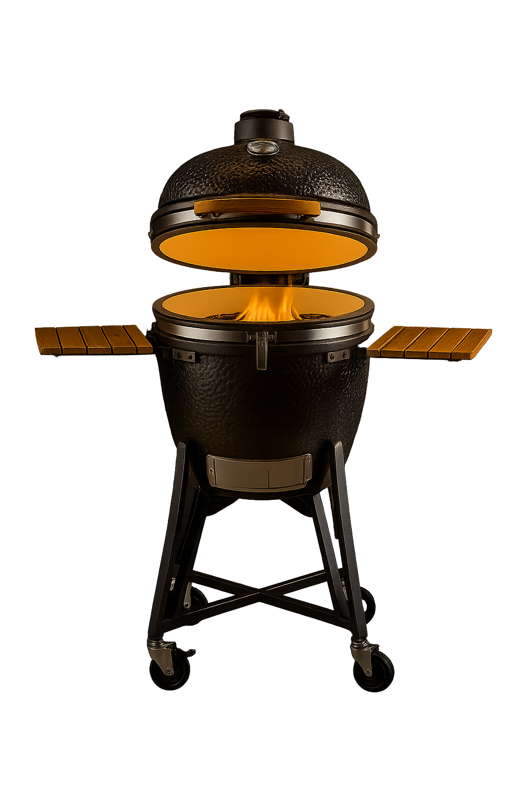 Grill Food Charcoal Smoker with Auto-Ignite
