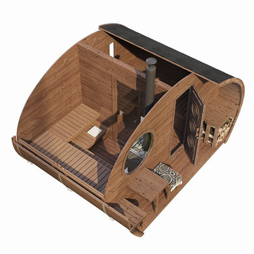 Garden Series G11 Outdoor 8-person Home Sauna Suite Kit