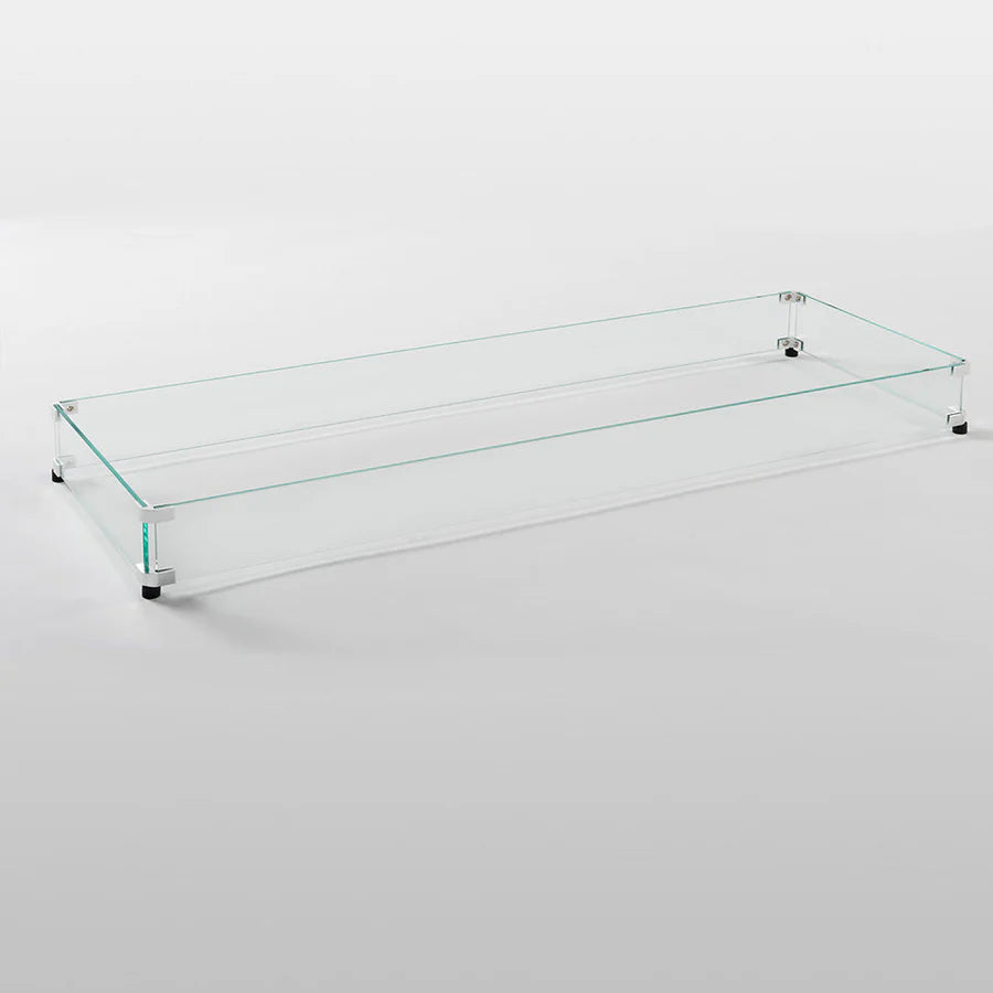 Kenwood and Brooks Linear Dining Height Gas Fire Pit Table