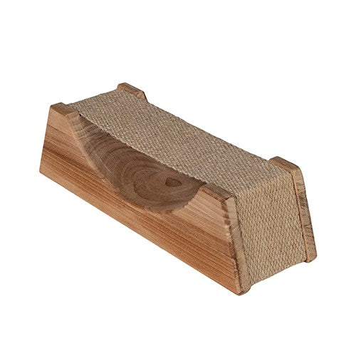 Wooden Sauna Headrest w/Cloth Neck Support