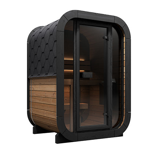 Cube-Series CL3G 2 person Outdoor Home Sauna Kit
