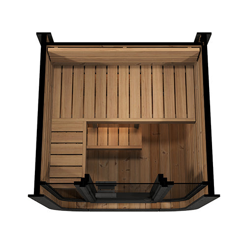 Cube-Series CL3G 2 person Outdoor Home Sauna Kit