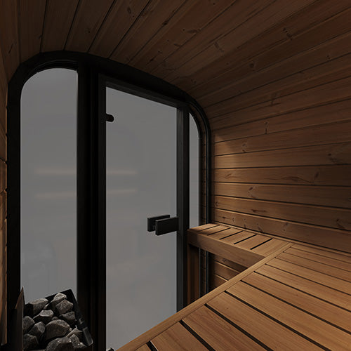 Cube-Series CL3G 2 person Outdoor Home Sauna Kit