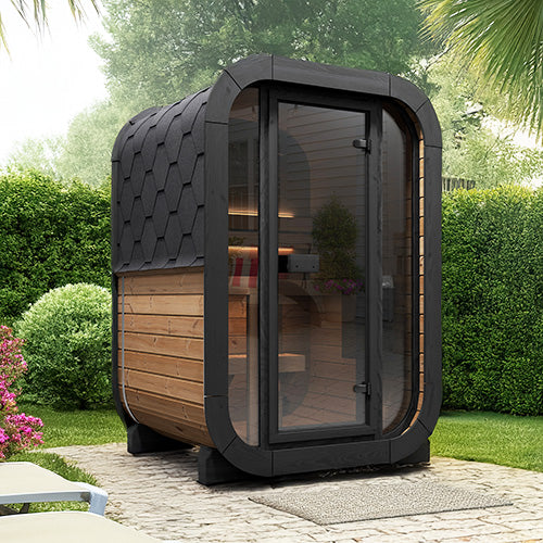 Cube-Series CL3G 2 person Outdoor Home Sauna Kit