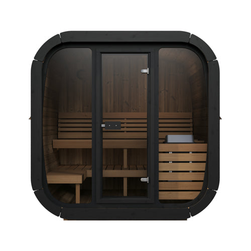 Luxury CL5G Cube-Series 4 person Outdoor Home Sauna Kit