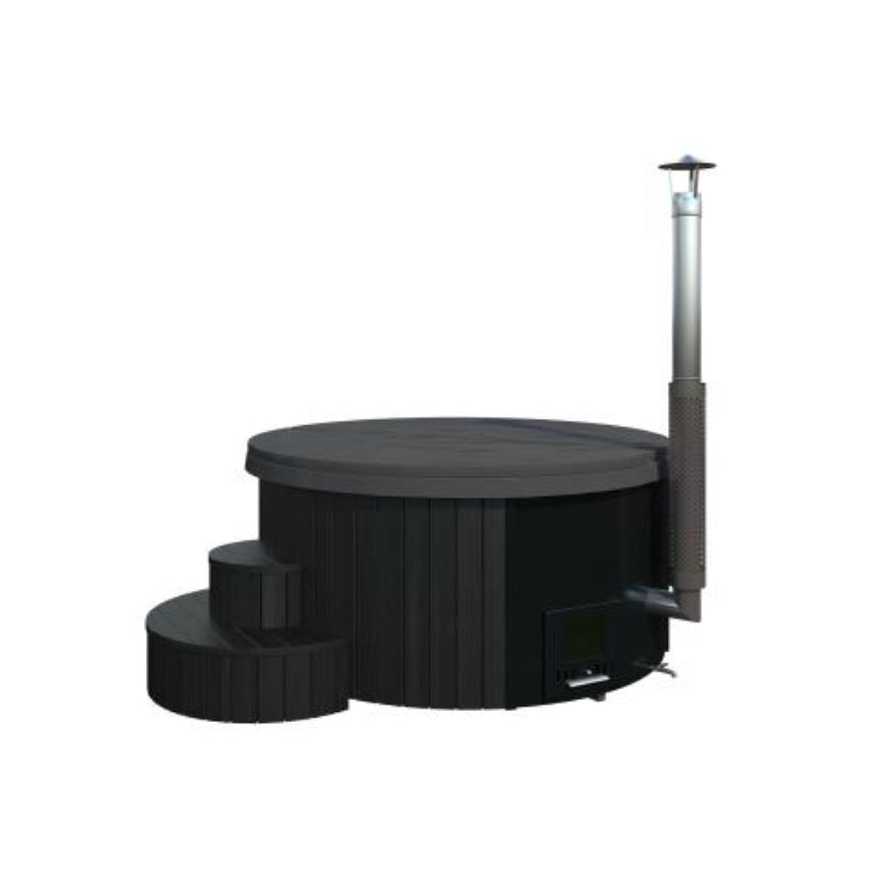 SaunaLife SOAK-Series Model S4 Wood-Fired Hot Tub for up to 6 People