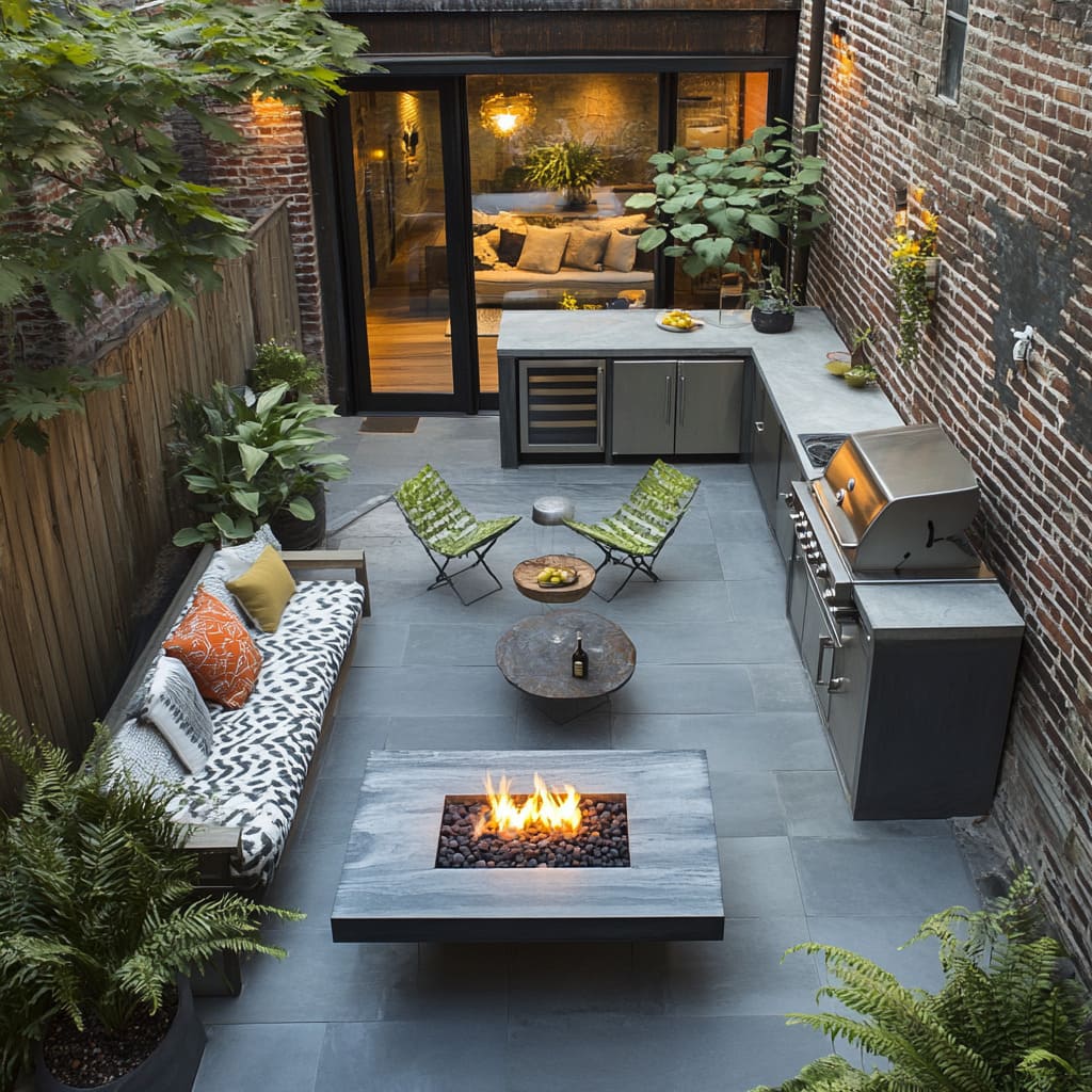 Brownstone Outdoor Kitchen