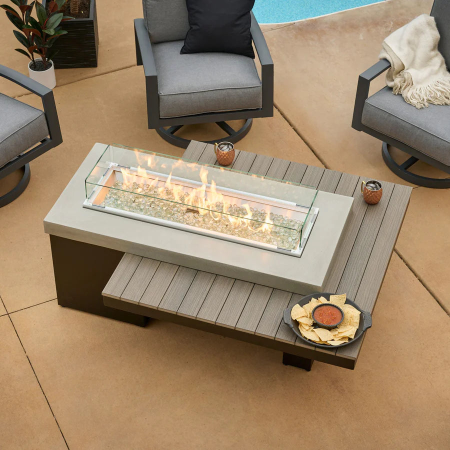Uptown Linear Gas Fire Table