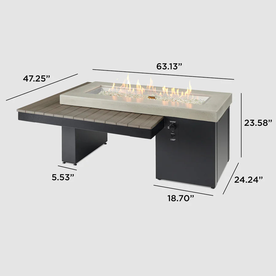 Uptown Linear Gas Fire Table