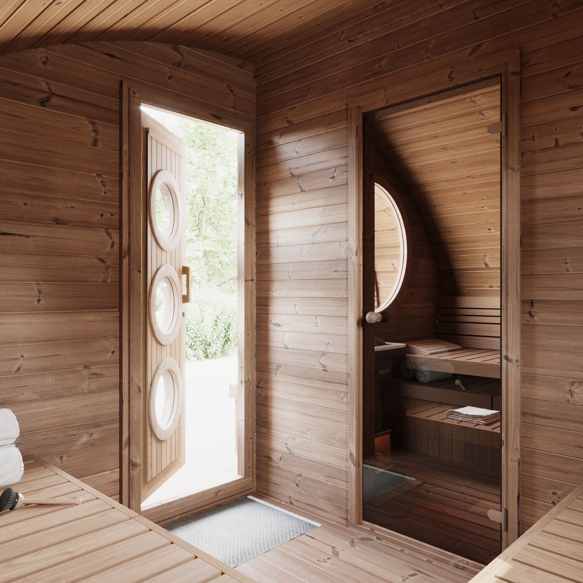 Garden Series G11 Outdoor 8-person Home Sauna Suite Kit