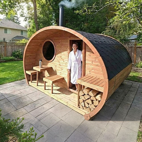 Garden Series G11 Outdoor 8-person Home Sauna Suite Kit