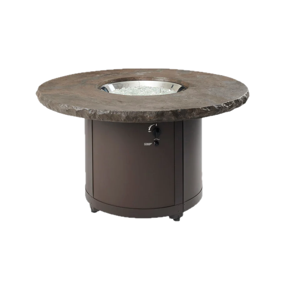Beacon Round Gas Fire Pit Table