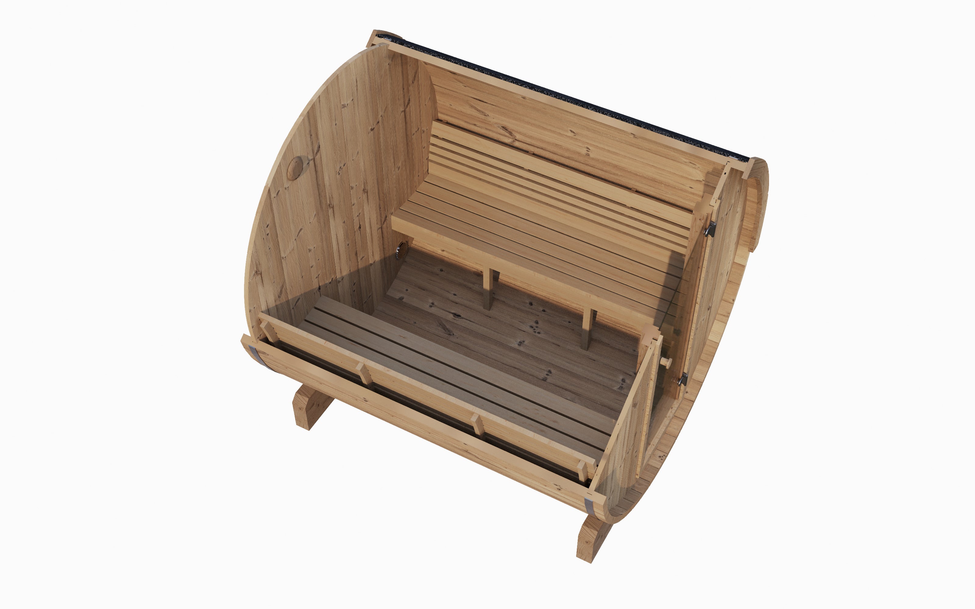 NO Model E8 Barrel Sauna