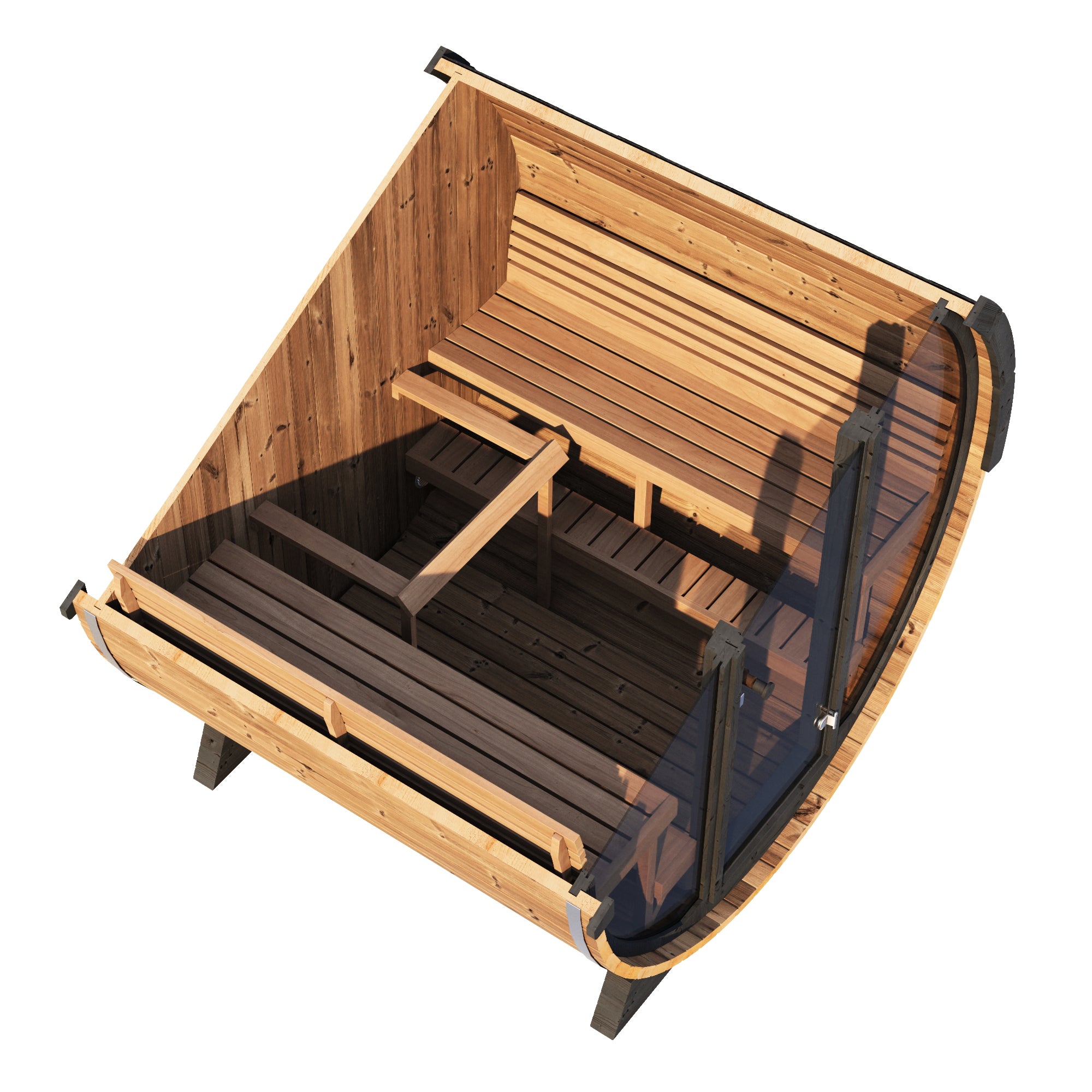 Ergo-Series Elegance 6 Person Sauna Barrel EE8G