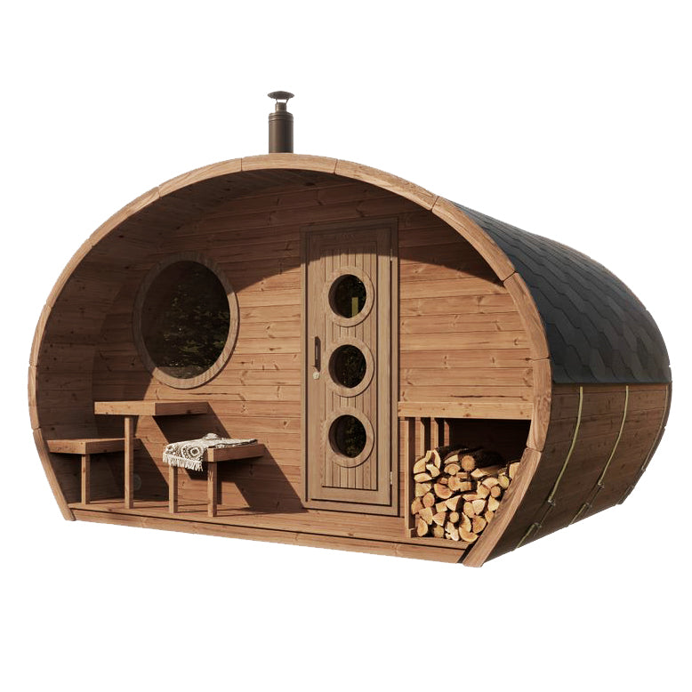 Garden Series G11 Outdoor 8-person Home Sauna Suite Kit