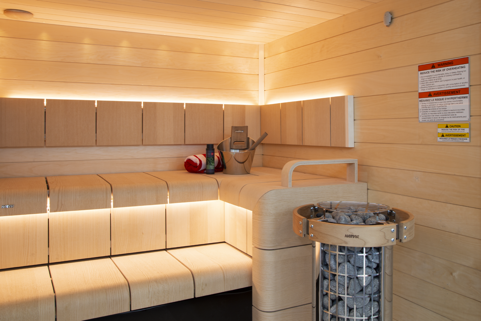 NO Cilindro Half Series 9kW Stainless Steel Sauna Heater