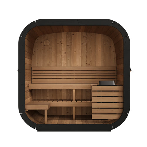 Luxury CL5G Cube-Series 4 person Outdoor Home Sauna Kit