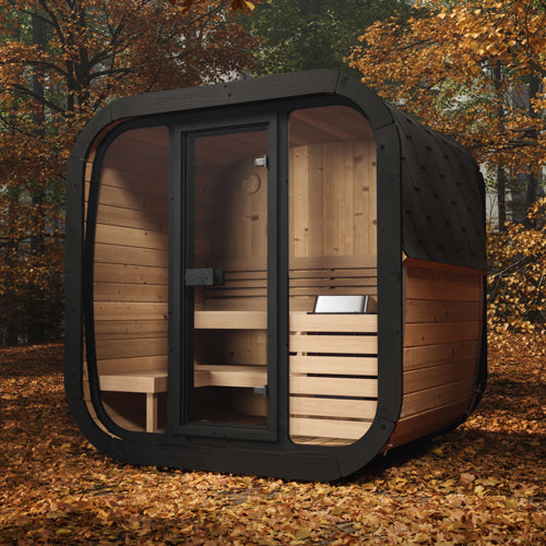 Luxury CL5G Cube-Series 4 person Outdoor Home Sauna Kit