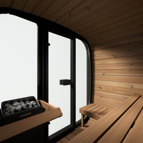 Luxury CL5G Cube-Series 4 person Outdoor Home Sauna Kit