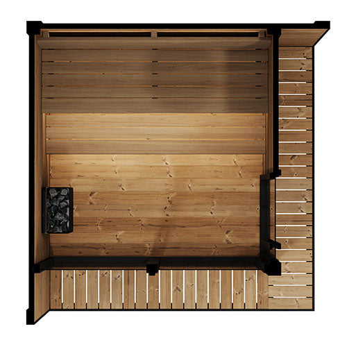 Garden Luxury Series GL6 Outdoor 6 Person DIY Sauna Kit
