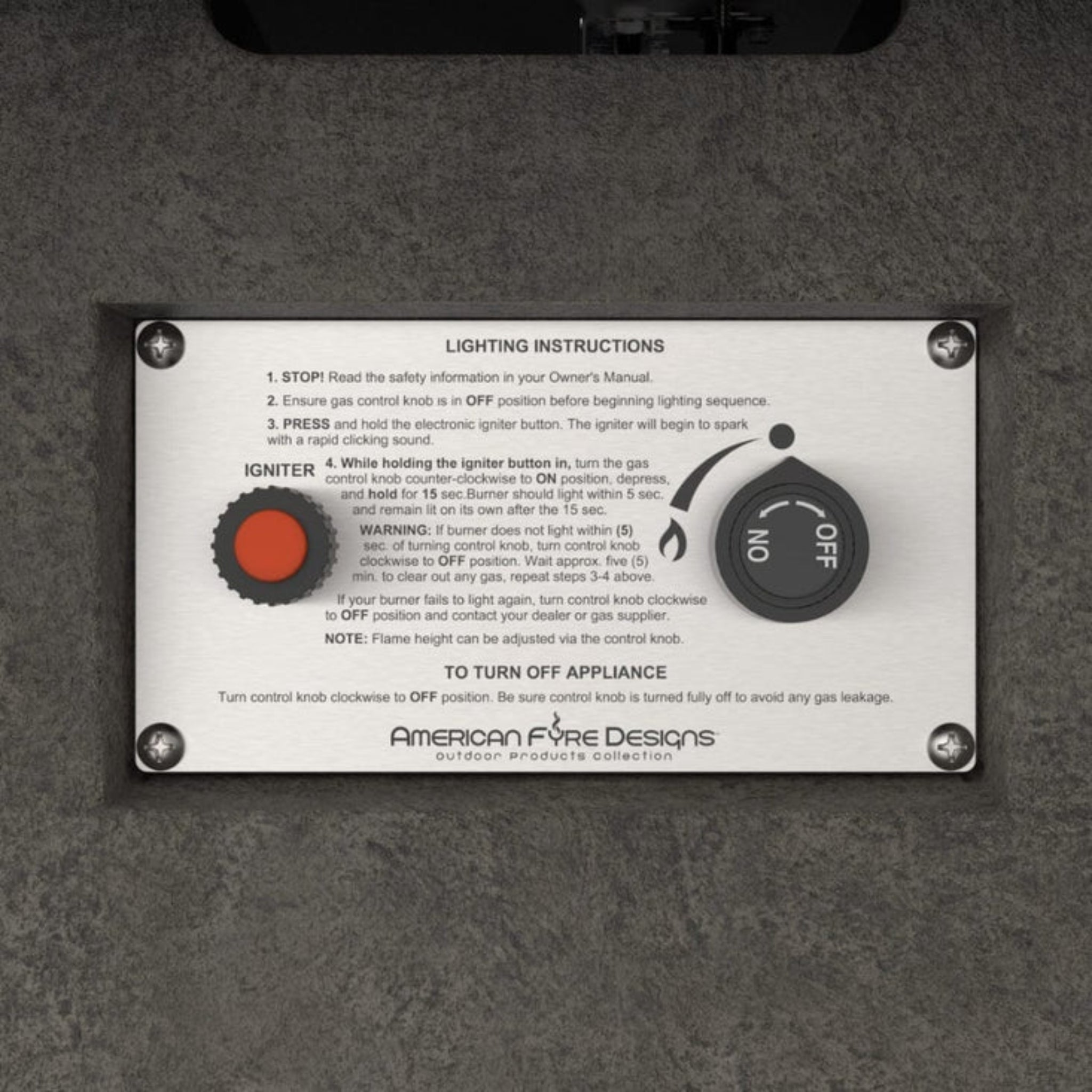 Contempo LP Select Fire Table with Tank Drawer