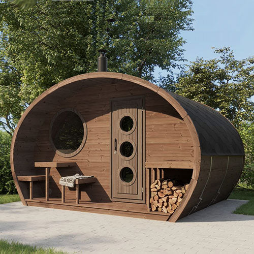 Garden Series G11 Outdoor 8-person Home Sauna Suite Kit