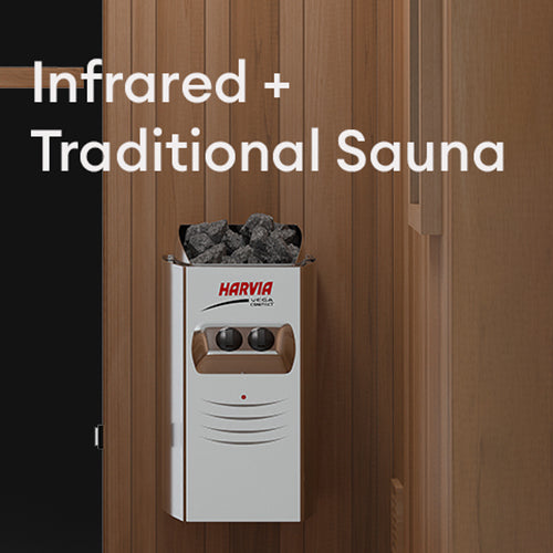 FD-4 Full-Spectrum 2-Person Trinity Infrared & Steam Sauna Combo Kit